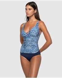 Nip Tuck Swim - Safira Louise Multifit Ruched Front Tankini Top