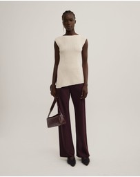 Witchery - Asymmetric Hem Knit Tank