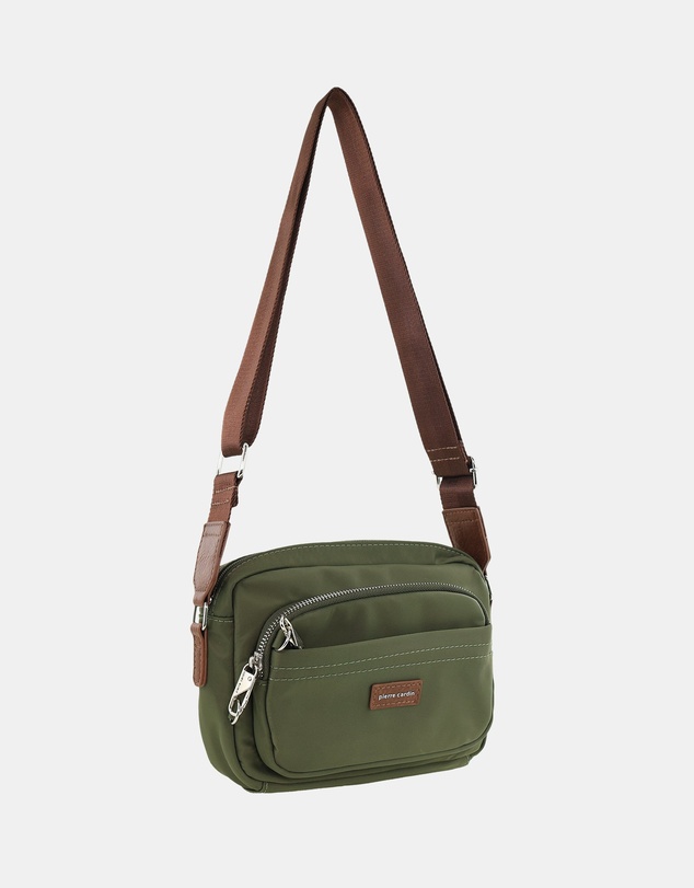 Pierre Cardin - Pierre Cardin RFID Anti-Theft Nylon Crossbody Bag
