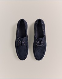 Trenery - Keeling Boat Shoe in Navy