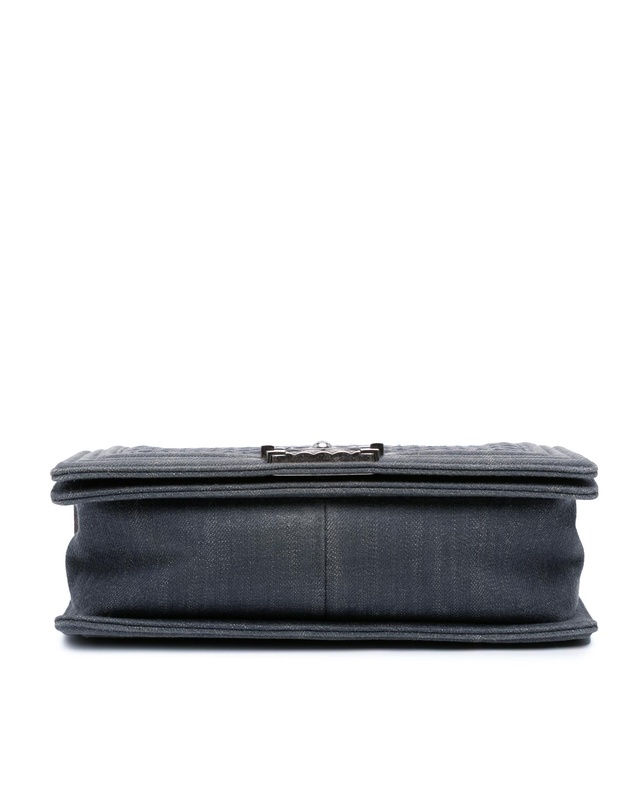 Pre-Loved by Azura Reborn - Pre-Loved Medium Embossed Denim Boy Flap