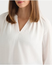 David Lawrence - Yana Cotton Crinkle Blouse