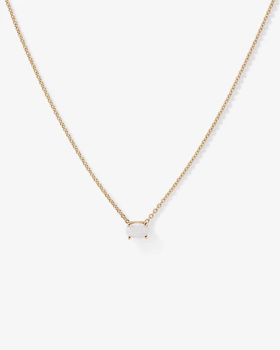 Michael Hill - Australian Opal East-West Necklace in 10kt Yellow Gold