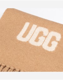 Ozwear Connection Uggs - Ugg Logo Cashmere Aus Wool Woven Scarf