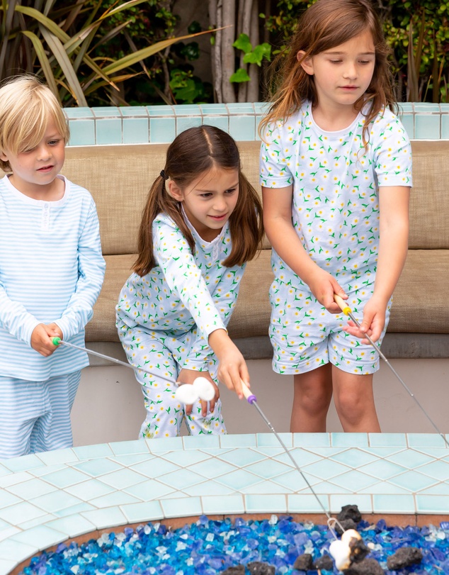 Sant And Abel - Kids Daisy Jersey Long PJ Set