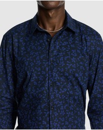 yd. - Linden Slim Floral Shirt