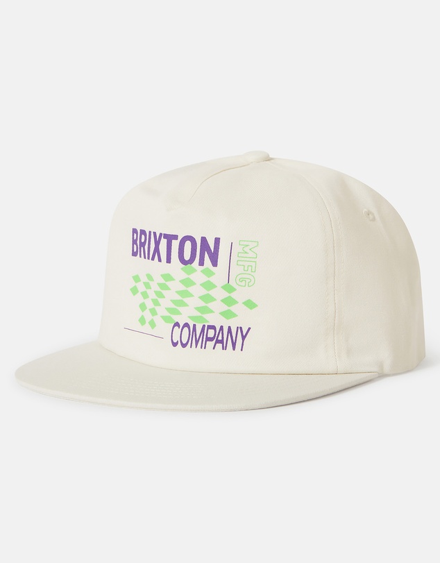 Brixton - Neon Finish Line High Profile Snapback