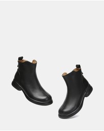 EVERAU - EverAU Ugg Chapple Cow Leather Upper Fashion Boots