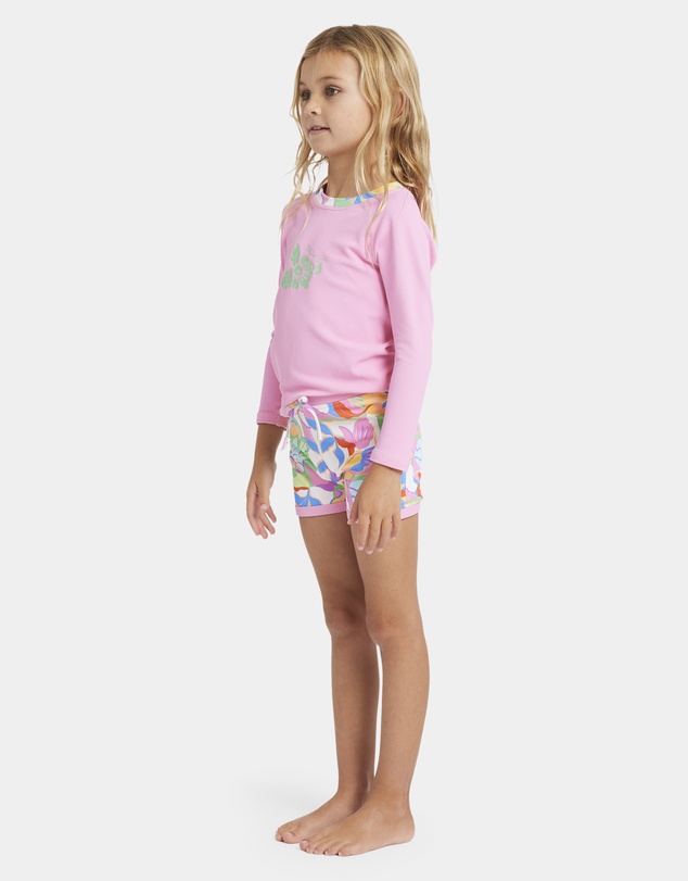 Billabong - Girls 0 to 5 Sun Shift Rash Vest Set