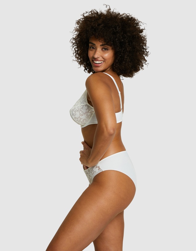 Sans Complexe - Suzie French Cut Microfibre & Lace Brief