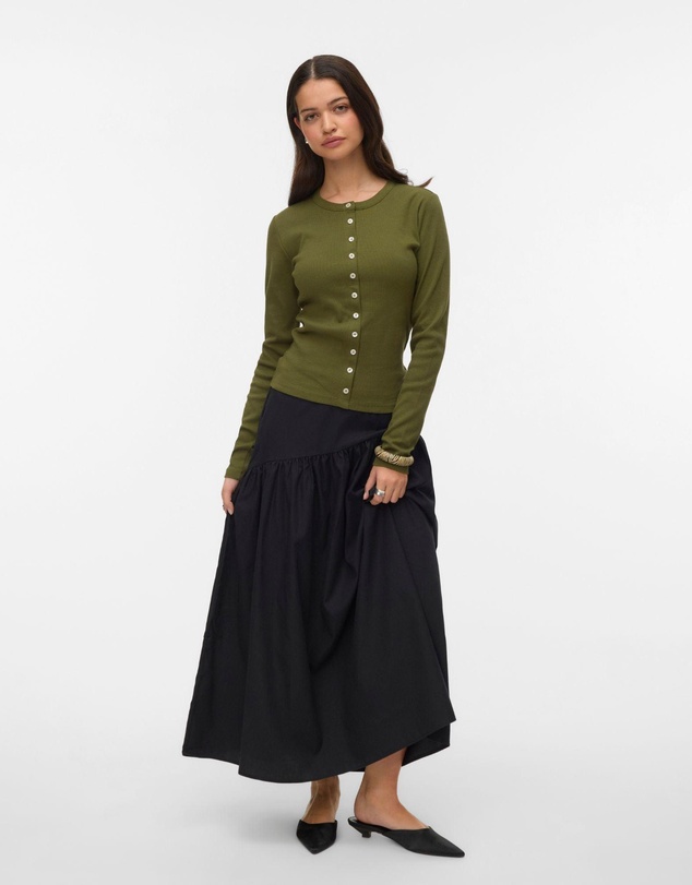 Vero Moda - Tina Asymmetrical Midi Skirt