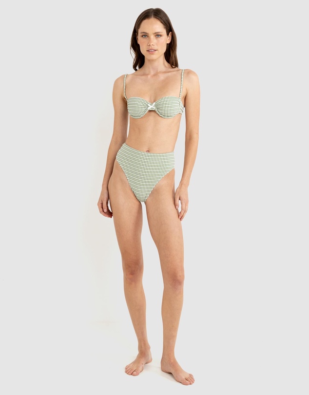 Rhythm - Lola Check Hi Waist Pants