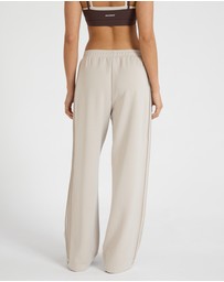 All Fenix - Soft Luxury Pin Tuck Wide Leg Track Pant