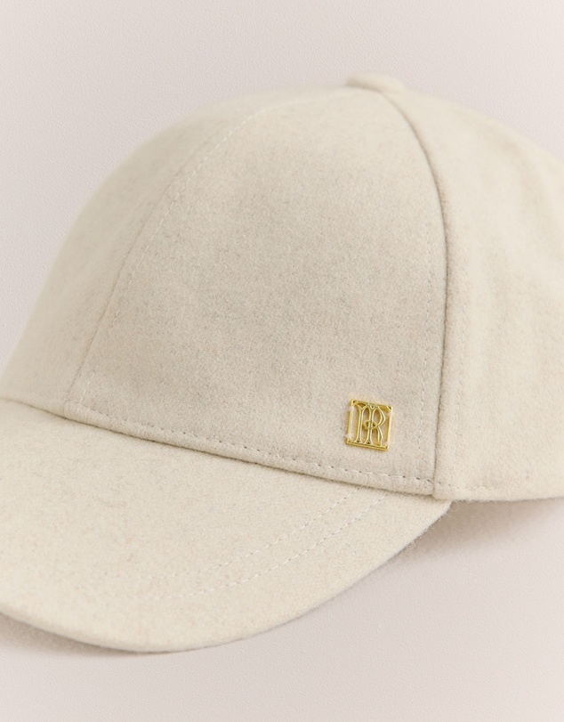 Trenery - Tarlia Wool Blend Cap in Stone Marle