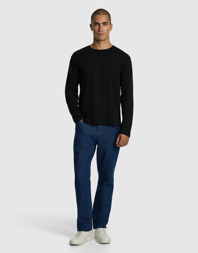 yd. - Zander Long Sleeve Mercerised Cotton Tee