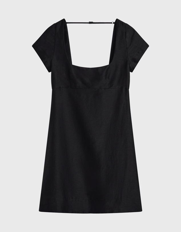 BONDI BORN - Bormio Round Neck Mini Dress