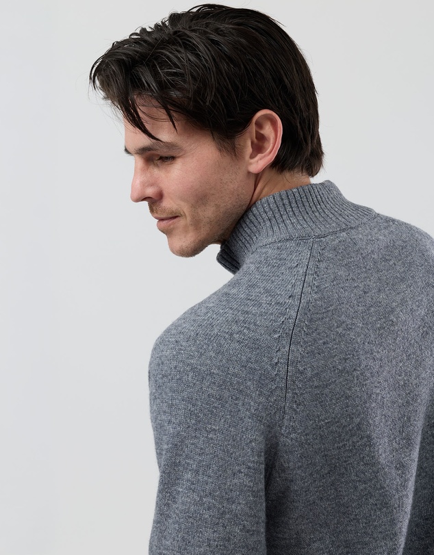 Wayver - Half Zip Wool Blend Knit