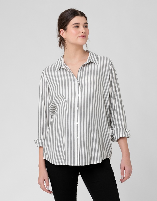 Ripe Maternity - Lou Stripe Shirt