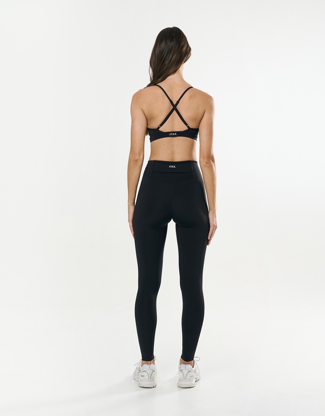 STAX. - Crossback Sports Crop Astryx - Carbon