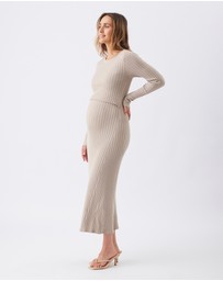 Ripe Maternity - Eden Knit Nursing Dress