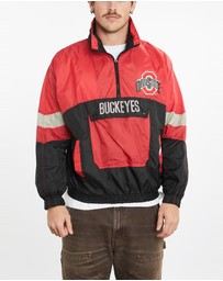 Vintage by The Real Deal - Pre Loved - 90s NCAA Ohio State Buckeyes Windbreaker Jacket