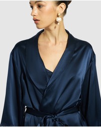 GINIA - Silk Lace Robe