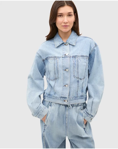 Seed Heritage - Denim Crop Jacket