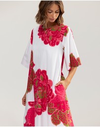 Binny - Hibiscus Midi Dress