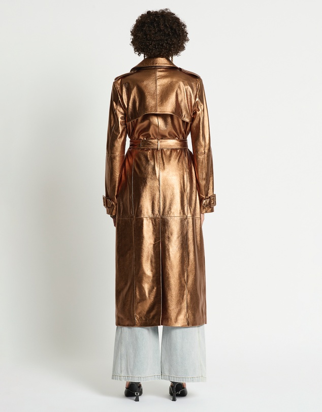 sass & bide - Curtain Call Leather Trench