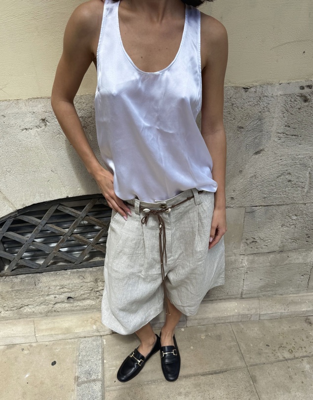 CAMIXA - Bermuda Linen Shorts Jorts
