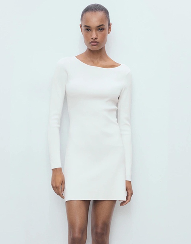 M.N.G - Open-Back Knitted Dress