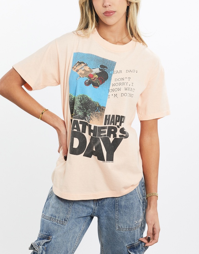 Vintage by The Real Deal - Pre Loved - Vintage 1989 Father's Day Skate Tee