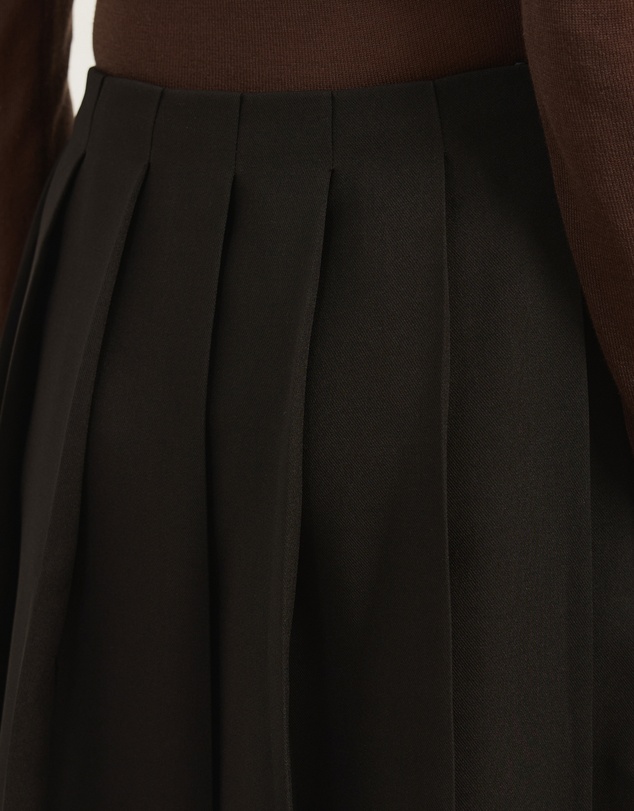 Atmos&Here - Elspeth Pleated Knee Length Skirt