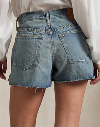 Polo Ralph Lauren - Distressed-Hem Denim Shorts