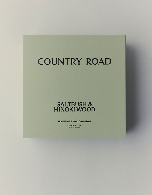 Country Road - Australian Made Saltbush & Hinoki Wood Hand Care Duet