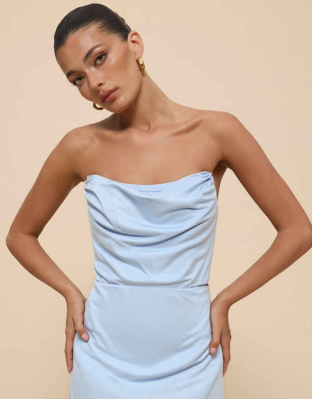 CHANCERY - Jada Strapless Corset Maxi Dress