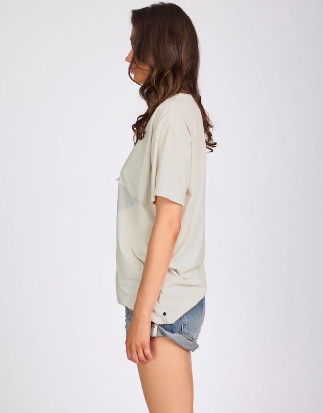 ONE TEASPOON - Shadow Star Boyfriend Tee - Cream