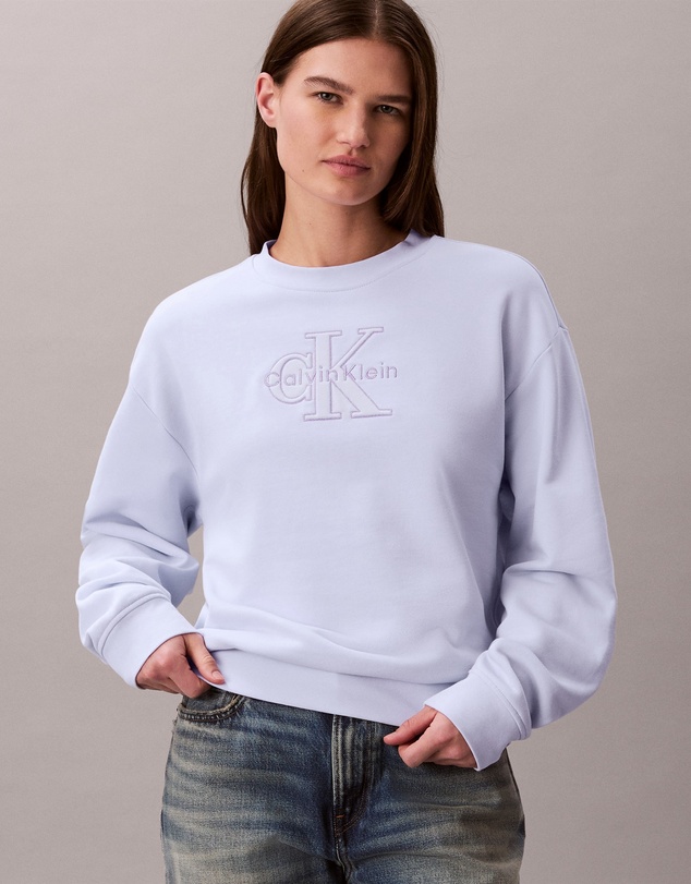 Calvin Klein Jeans - Cotton Terry Monogram Sweatshirt