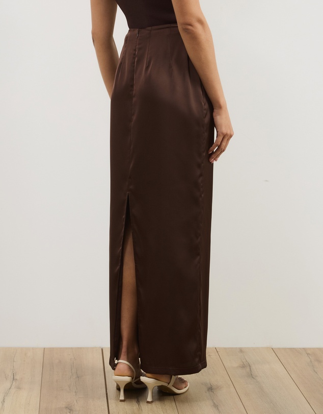 Atmos&Here - Lowen Satin Maxi Skirt