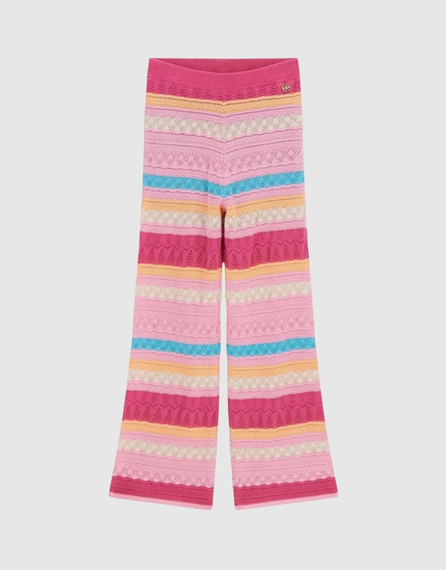 GUESS - Cotton Crochet Palazzo Pants
