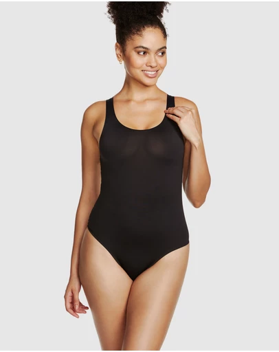 Naomi & Nicole - Real Smooth® Shaping Control Thong Bodysuit
