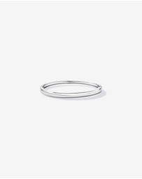 Michael Hill - Polished Hinged Bangle in Sterling Silver - Medium