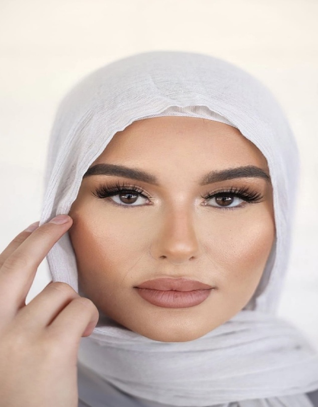 Mod Squad - Luxe Rayon Hijab Frayed Edge - CLOUD 5