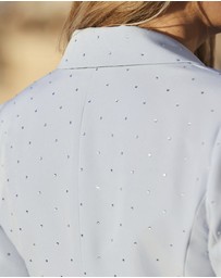 Sosandar - Sparkling Embellished Detail Blazer
