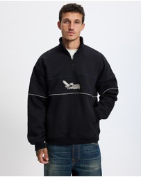 Thrills - Between Chaos Calm Quarter Zip Fleece Sweat