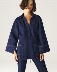 MOS The Label - Sonia Denim Tunic Top