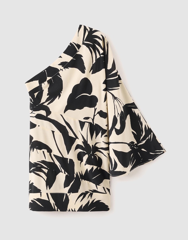 M.N.G - Printed Asymmetrical Dress