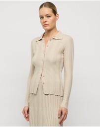 FRIEND of AUDREY - Cleo Collared Knit Top