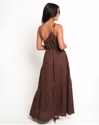 Petal & Pup - Hilde Maxi Dress - Chocolate