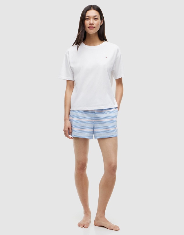 Tommy Hilfiger - Essential T Shirt And Shorts Pyjama Set